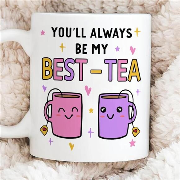 Moms Best Friend Coffee Mug - BEST-TEA  Gift‎ for Women  Mothers Day Gifts - Picture 4 of 5